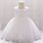 Sweet Champagne A-line Long Flower Girl Dresses, Cute Junior Girl Dresses, FG0198