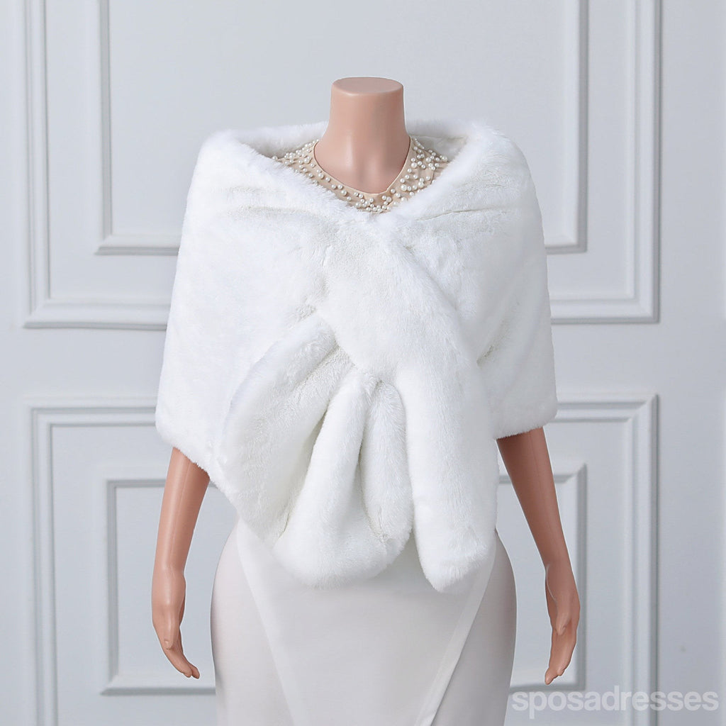 Elegant Evening Gown Warm Wraps&Shawls, Wedding Bride Fur Shawls,WS05
