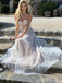 Gorgeous Spaghetti Straps A-line Maxi Long Party Prom Dresses,13300