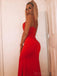 Mermaid Spaghetti Straps Long Prom Dresses, Sweet 16 Prom Dresses, 12437