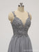 Lace Straps Grey Chiffon Short Cheap Homecoming Dresses Online, CM814