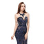 Jewel Neck Sparkly Sequin Evening Prom Dresses, Evening Party Prom Dresses, 12104