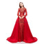 Long Sleeves Detachable Sparkly Sequin Evening Prom Dresses, Evening Party Prom Dresses, 12106