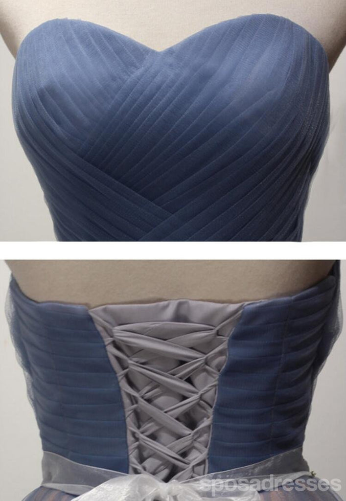 Strapless Sweetheart Tulle Cute Homecoming Prom Dresses, Affordable Short Party Prom Sweet 16 Dresses, Perfect Homecoming Cocktail Dresses, CM334