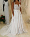 Two Straps Sweetheart Lace A-line Cheap Wedding Dresses Online, WD334