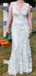 Lace Mermaid V Neck Cheap Wedding Dresses Online, Cheap Bridal Dresses, WD520