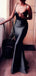 Simple Mermaid Sleeveless Long Prom Dresses, Sweet 16 Prom Dresses, 12501