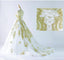 Sweetheart Gold Lace Applique A-line Wedding Dresses, Cheap Wedding Gown, WD710