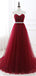 Sweetheart Red A-line Simple Long Evening Prom Dresses, Sparkly Sweet 16 Dresses, 18345