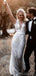 Long Sleeves Boho Lace Mermaid Wedding Dresses, Sexy Wedding Gown, WD681