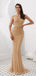 Gold Jewel Heavily Beaded Mermaid Evening Prom Dresses, Evening Party Prom Dresses, 12078