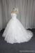 Strapless A line Tulle Wedding Dresses, Custom Made Long Wedding Gown, Cheap Wedding Gowns, WD200