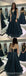 Sparkly Dusty Blue A-line V-neck Long Prom Dresses Online,Evening Party Dresses,12749