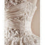 Strapless A line Lace Beaded A line Wedding Dresses, Custom Made Wedding Dresses, Cheap Wedding Gowns, WD215