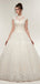 High Neck A-line Lace Beaded Cheap Wedding Dresses Online, Cheap Bridal Dresses, WD569