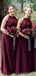 Halter Chiffon Long Bridesmaid Dresses Online, Cheap Bridesmaids Dresses, WG743
