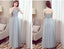 Mismatched Affordable Gray Lace Soft Tulle Long Bridesmaid Dresses, BD015