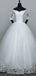 Off Shoulder Long Sleeves Ball Gown Cheap Wedding Dresses Online, Cheap Bridal Dresses, WD497