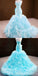 Sexy Blue Mermaid Sleeveless Sweetheart Long Prom Dresses Online,12673