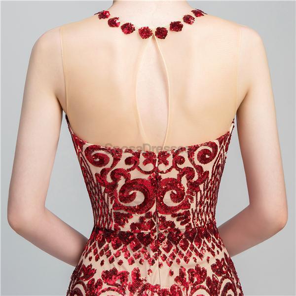 Jewel Sparkly Sequin Sexy Mermaid Evening Prom Dresses, Evening Party Prom Dresses, 12066