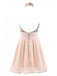 Halter Sparkly Sequin Short Homecoming Prom Dresses, Cheap Party Prom Sweet 16 Dresses, CM378