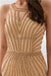Gold Jewel Heavily Beaded Mermaid Evening Prom Dresses, Evening Party Prom Dresses, 12078