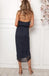 Halter Navy Short Bridesmaid Dresses Online, Cheap Bridesmaids Dresses, WG751