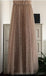 Straps Sparkly Gold A-line Long Evening Prom Dresses, Cheap Custom Sweet 16 Dresses, 18569