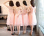 Mismatched Peach Lace Short Bridesmaid Dresses, Bridesmaid Dresses,BD021