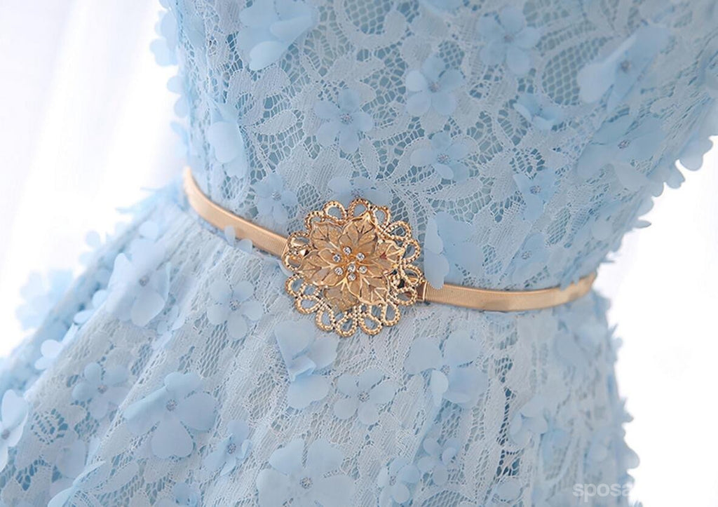 Short Sleeve Scoop Neckline Lace See Through Homecoming Prom Dresses, Affordable Short Party Prom Sweet 16 Dresses, Perfect Homecoming Cocktail Dresses, CM328