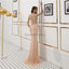 High Neck Cap Sleeves Heavily Beaded Sexy Mermaid Evening Prom Dresses, Evening Party Prom Dresses, 12094
