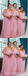 Pink Mermaid Spaghetti Straps Cheap Long Bridesmaid Dresses,WG1588