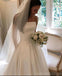 Strapless Simple A-line Satin Wedding Dresses Online, Cheap Bridal Dresses, WD513