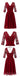 Dark Red Long Sleeve Lace Short Bridesmaid Dresses, Bridesmaid Dresses, BD024