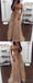 Off Shoulder Gold Lace Beaded Long Evening Prom Dresses, Popular Cheap Long Custom Party Prom Dresses, 17329