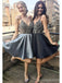 Spahgetti Straps Heavily Beaded Rhinestone Short Homecoming Dresses Online, CM607