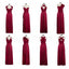 Multiway A-line Burgundy Cheap Long Bridesmaid Dresses Online,WG1228