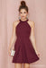 Unique Halter Cheap 2018 Homecoming Dresses Under 100, CM399