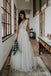 Simple Long Sleeveless A-line Handmade Lace Wedding Dresses Online,WD739