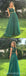 Green A-line Two Pieces Sleeveless Cheap Long Prom Dresses Online,12728