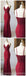 Burgundy Mermaid Spaghetti Straps Cheap Long Prom Dresses,12932
