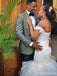 Off Shoulder Lace Beaded Mermaid Wedding Dresses Online, WD426