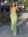 Sexy Green Mermaid Spaghetti Straps Maxi Long Prom Dresses Online,13248