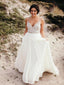 Halter Rhinestone Beaded A-line Cheap Wedding Dresses Online, Cheap Unique Bridal Dresses, WD604