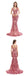 Sexy Dusty Rose Mermaid Straps V-neck Long Prom Dresses Online,12780