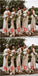Mismatched Champagne Mermaid Cheap Long Bridesmaid Dresses Online,WG1201