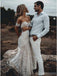 Sweetheart Lace Mermaid Wedding Dresses Online, Cheap Lace Bridal Dresses, WD460
