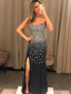 Mermaid Sleeveless Sweetheart Long Prom Dresses, Sweet 16 Prom Dresses, 12485