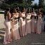 Pretty Mermaid Spaghetti Straps Long Bridesmaid Dresses Online, WG902
