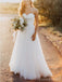 Sweetheart Lace A-line Cheap Custom Long Wedding Bridal Dresses, WD287
